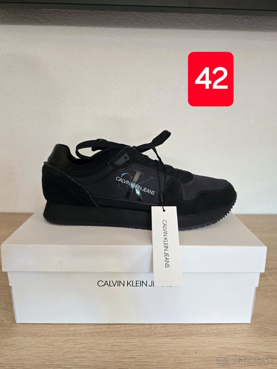 Botasky Calvin Klein runner sock čierne