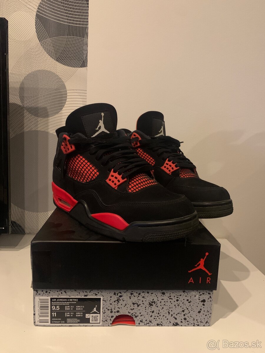 Jordan 4 red thunder