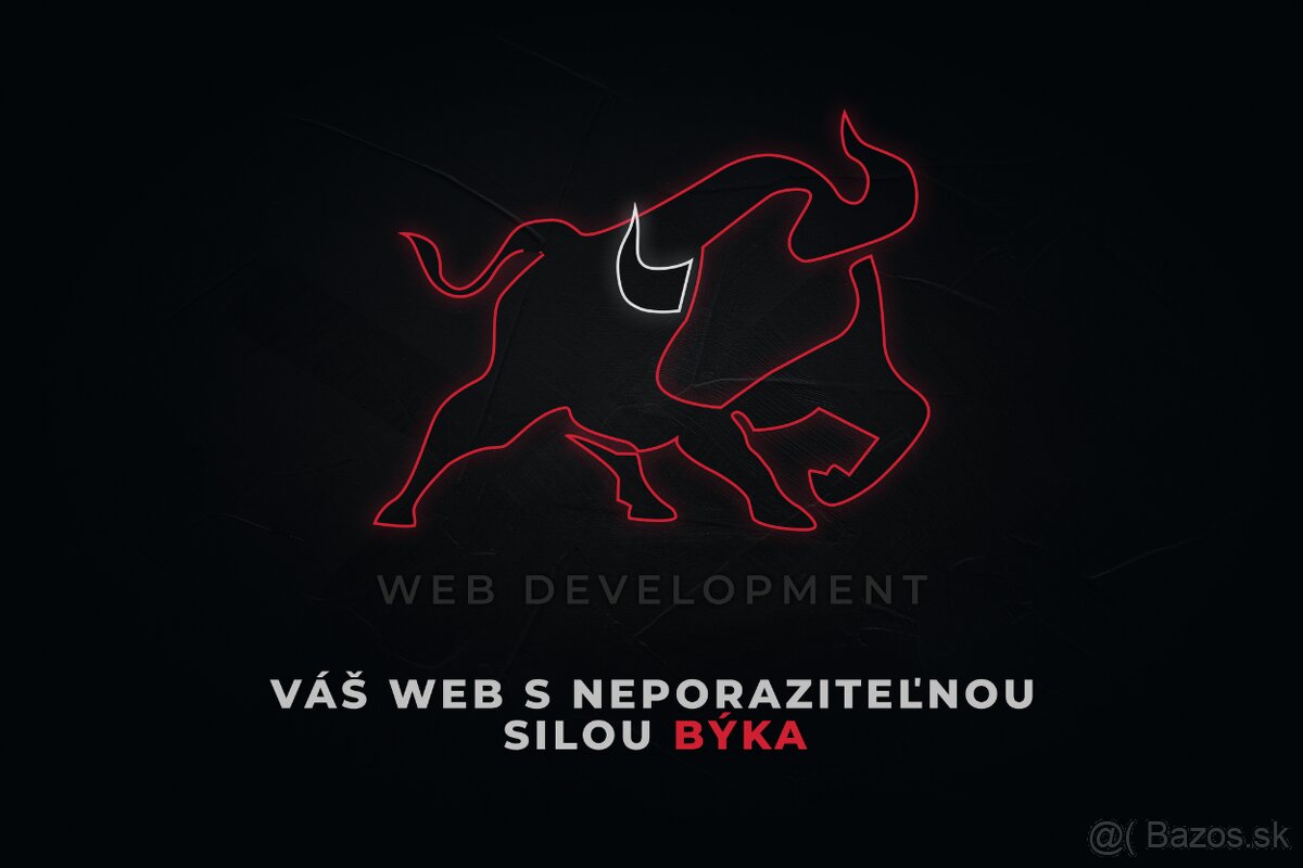 Webstránka alebo e-shop na mieru podľa požiadaviek.