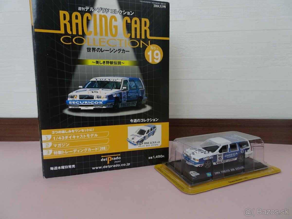 Zberateľský model 1:43 Volvo 850 Estate 1994 BTCC