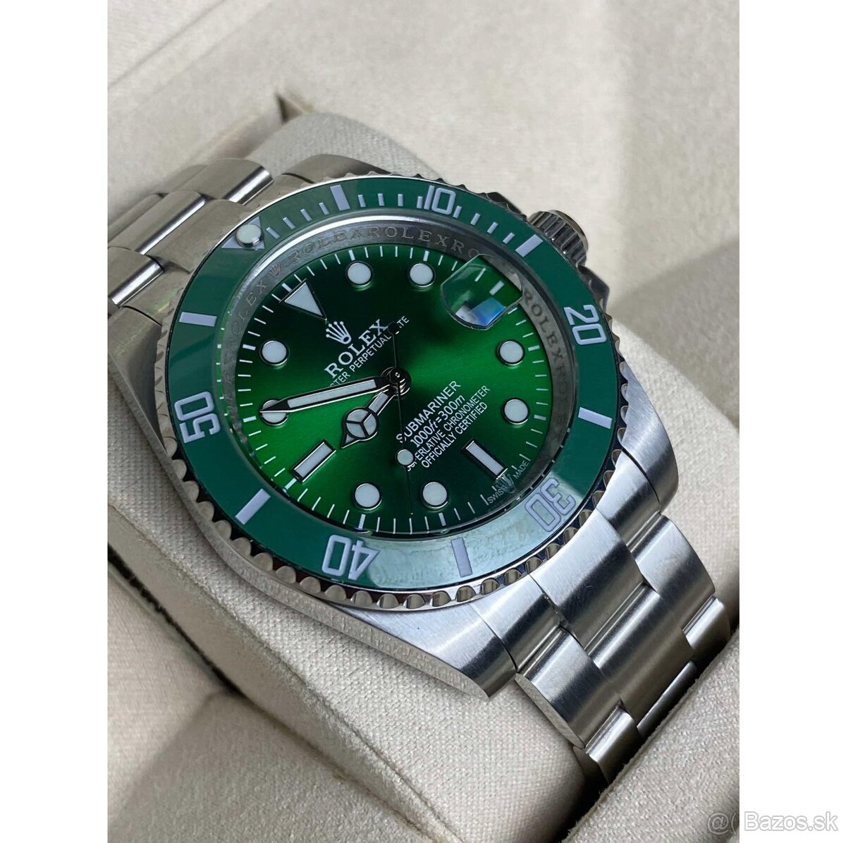 Rolex Submariner Zelene Hodinky Na Predaj