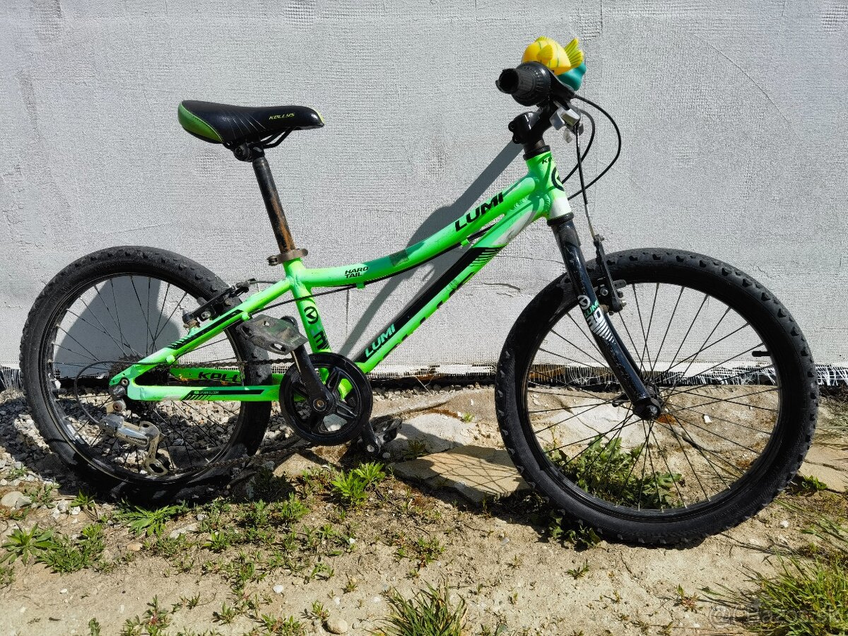 kellys lumi 30, hlinikovy ram hard tail 20, pre6-9rocne deti