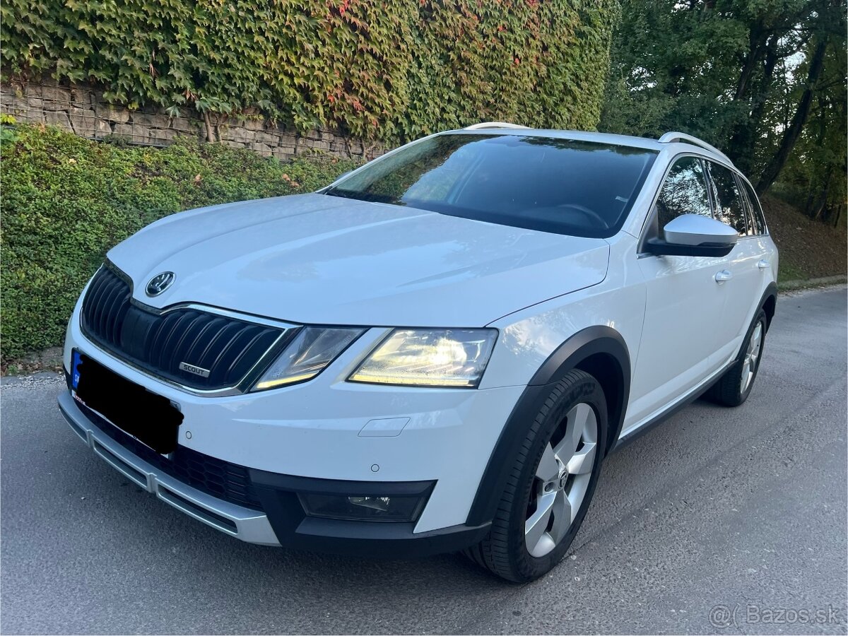 Škoda Octavia Scout 2.0 tdi DSG 4x4 / 2018 / LED / Facelift