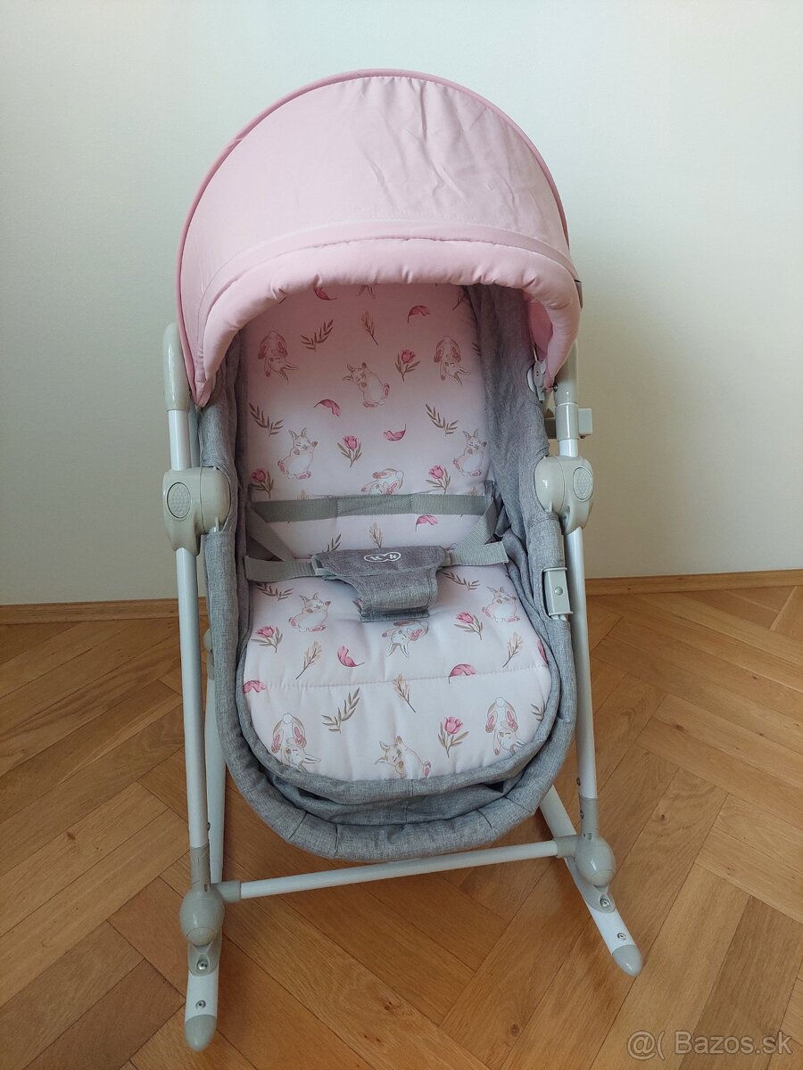 Kinderkraft Cradle 5IN1 UNIMO peony rose