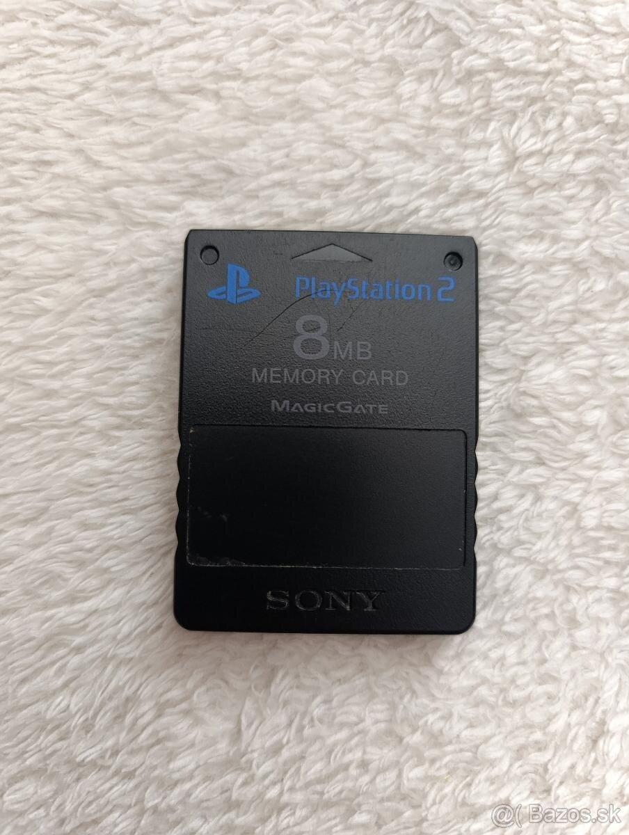 PS2 memory card- pamäťová karta PS2