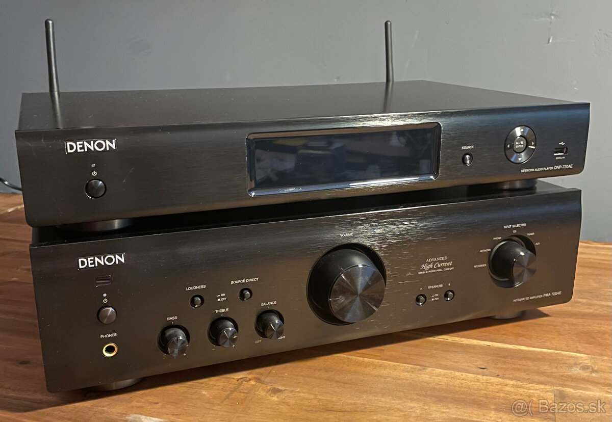 Denon PMA-720AE a Denon DNP-730AE