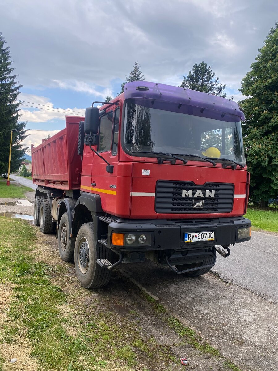 Man 8x6 sklápač