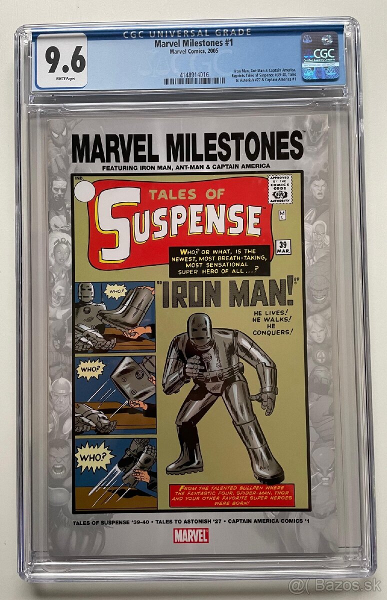 Komiks Marvel Milestones Iron Man #1, 2005, CGC 9.6