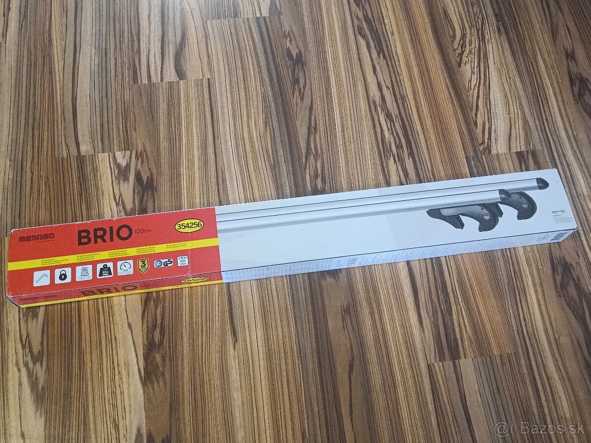 Hliníkový strešný nosič Menano Brio 120cm