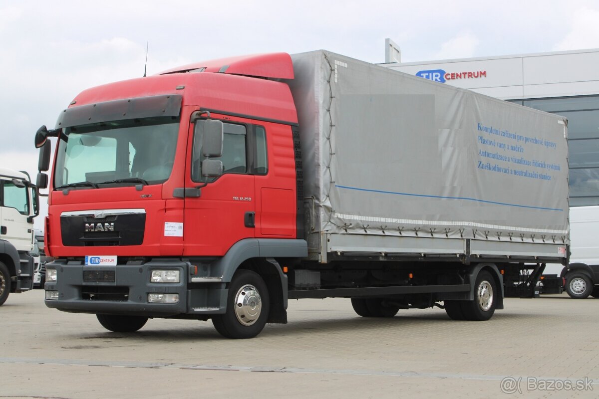 MAN TGL 12.250 4X2 BL, HYDRAULICKÉ ČELO, EURO 5