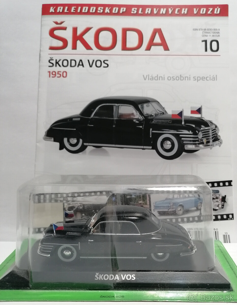 Škoda VOS 1950 1:43 #10 Kaleidoskop slavnich vozu