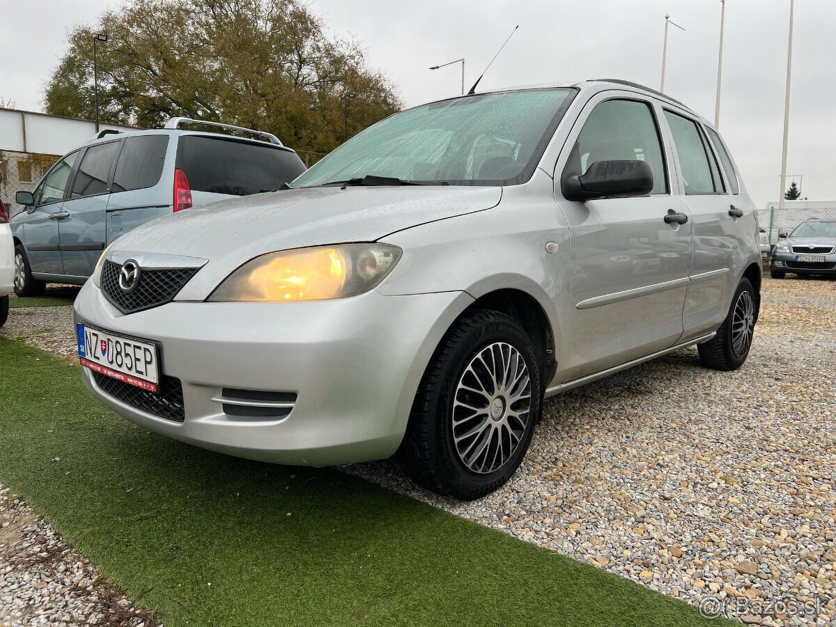 Mazda 2 1,2 benzín, 55kW, MT/5, rok:12.2003.