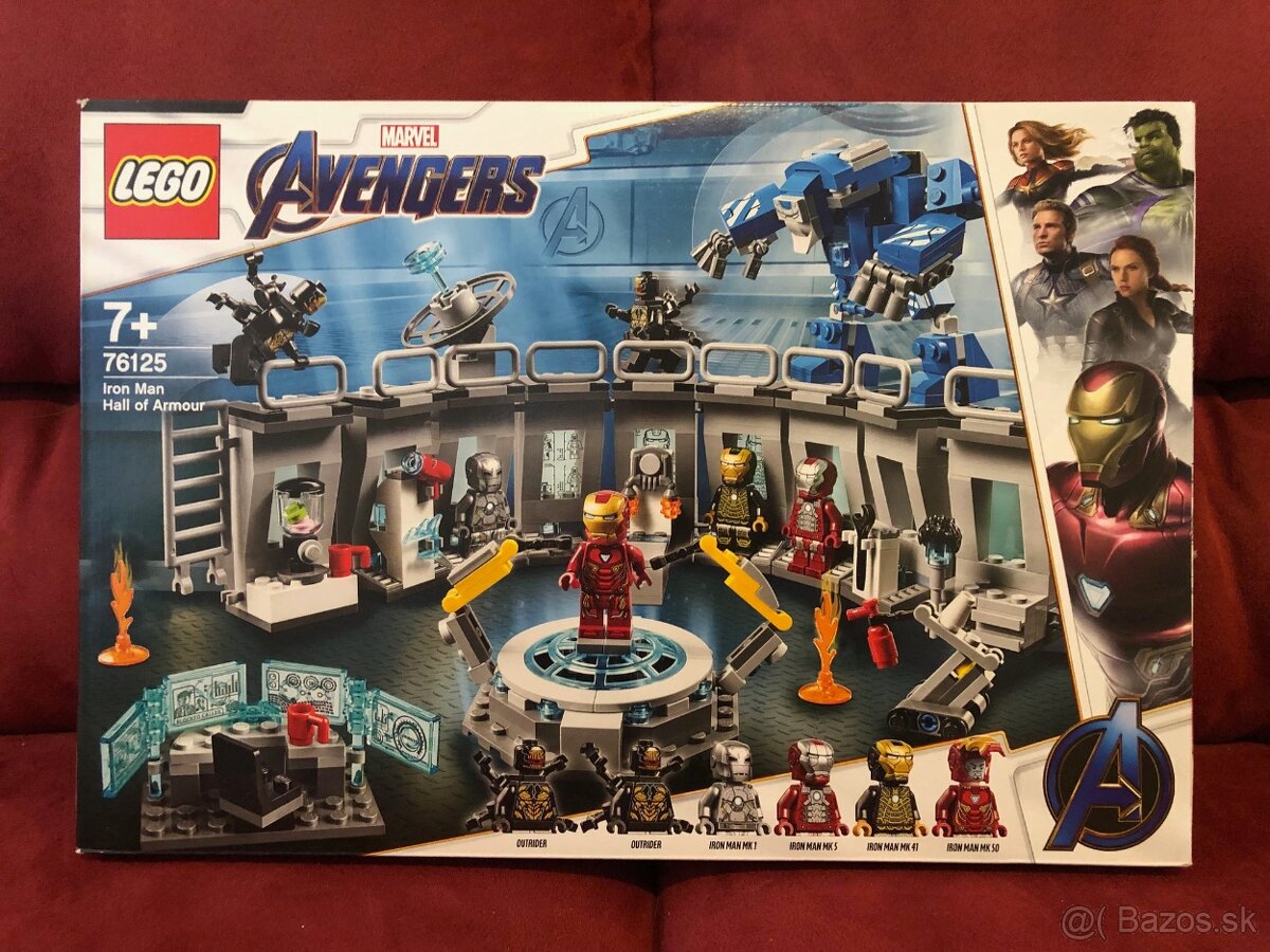 LEGO Marvel 76125 Iron Man a jeho obleky