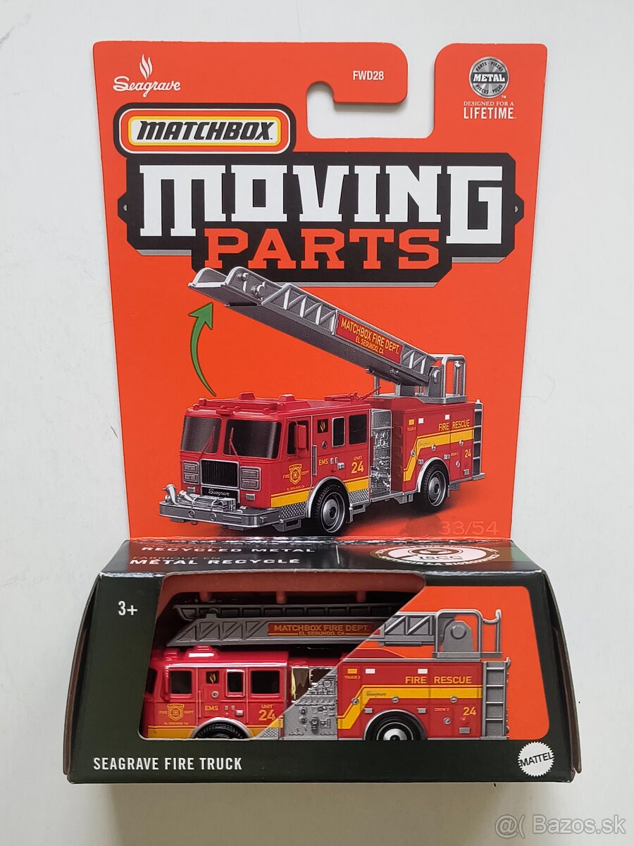 Matchbox Moving Parts - Seagrave Fire Truck