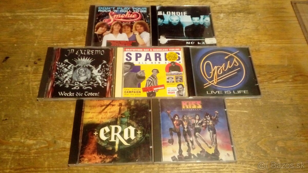 cd KISS,Opus,Smokie,InExtremo,BLONDIE..