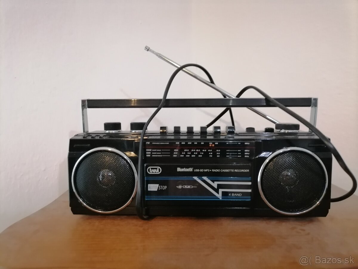 Radiomagnetofon kazetový+USB zn,, TREVI,,