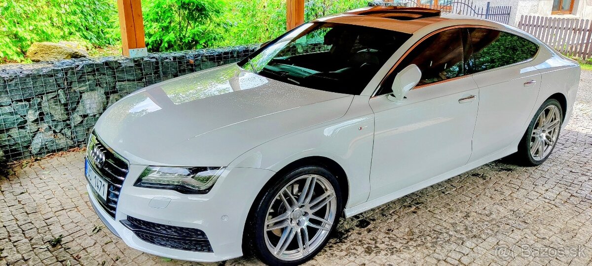 Audi A7 2014, 3,0 TDi 180 kW Quattro, S-line záruka, DPH