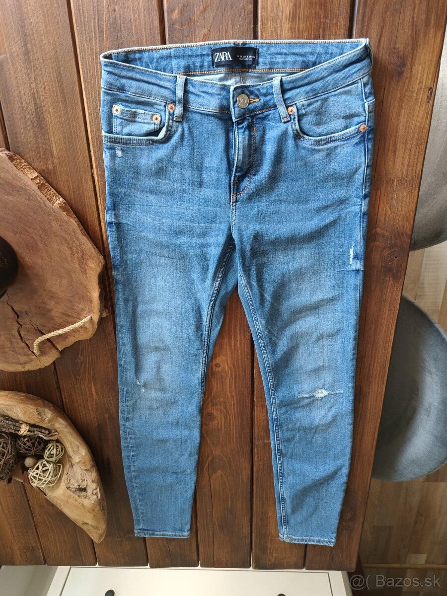 Zara skinny Maldives Blue S-36