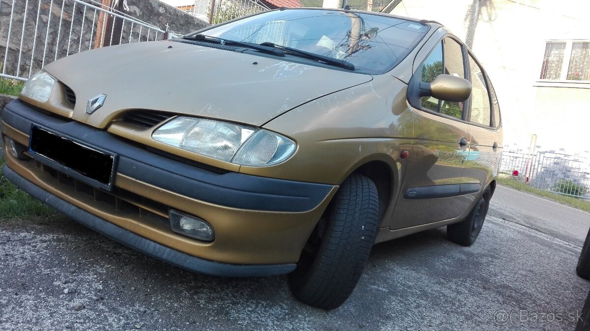 Renault Megane Scenic. 1,4 benzin.. Pojazdný. Na diely.