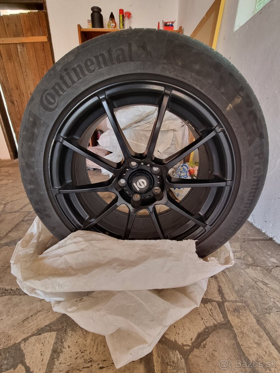 SPARCO disky 18" , Continental Premium Contact 6