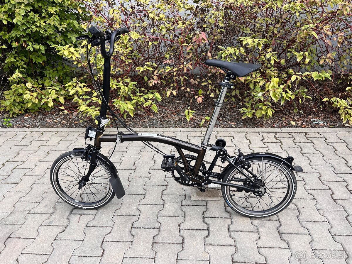 SKLADACÍ BICYKEL BROMPTON C LINE EXPLORE - BLACK EDITION