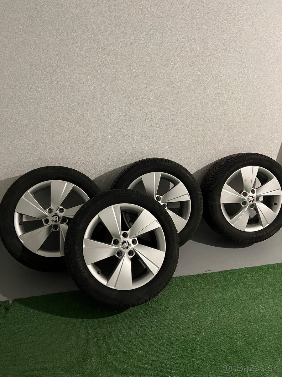 Alu disky 5x112 r17 Michelin Zmná sada