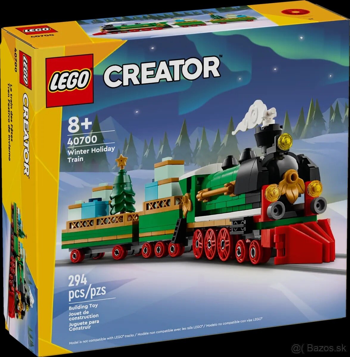 predam nove lego 40700 zimny prazdninovy vlacik