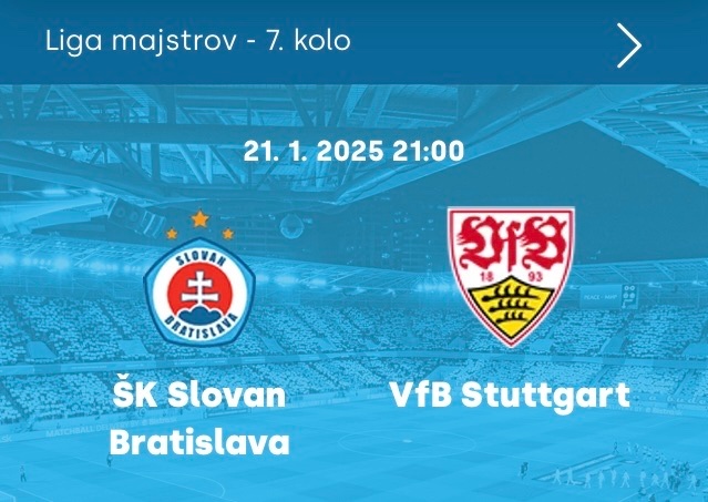 Slovan - VfB Stuttgart