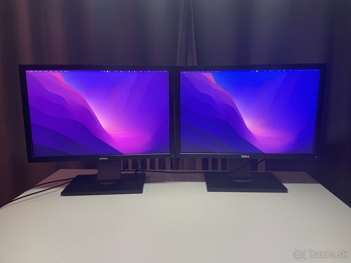 2x Dell monitor 24"