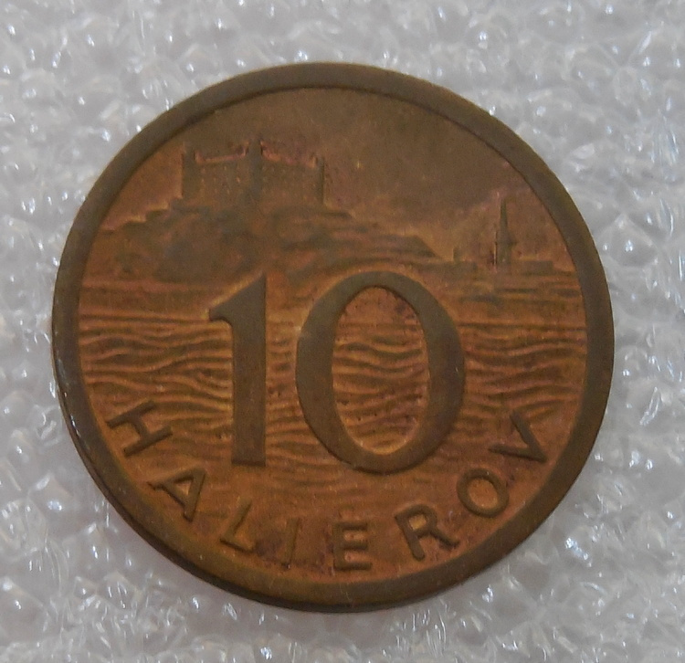 Mince: 10 Halierov 1942 UNC stav - Slovenský štát 1939-1945