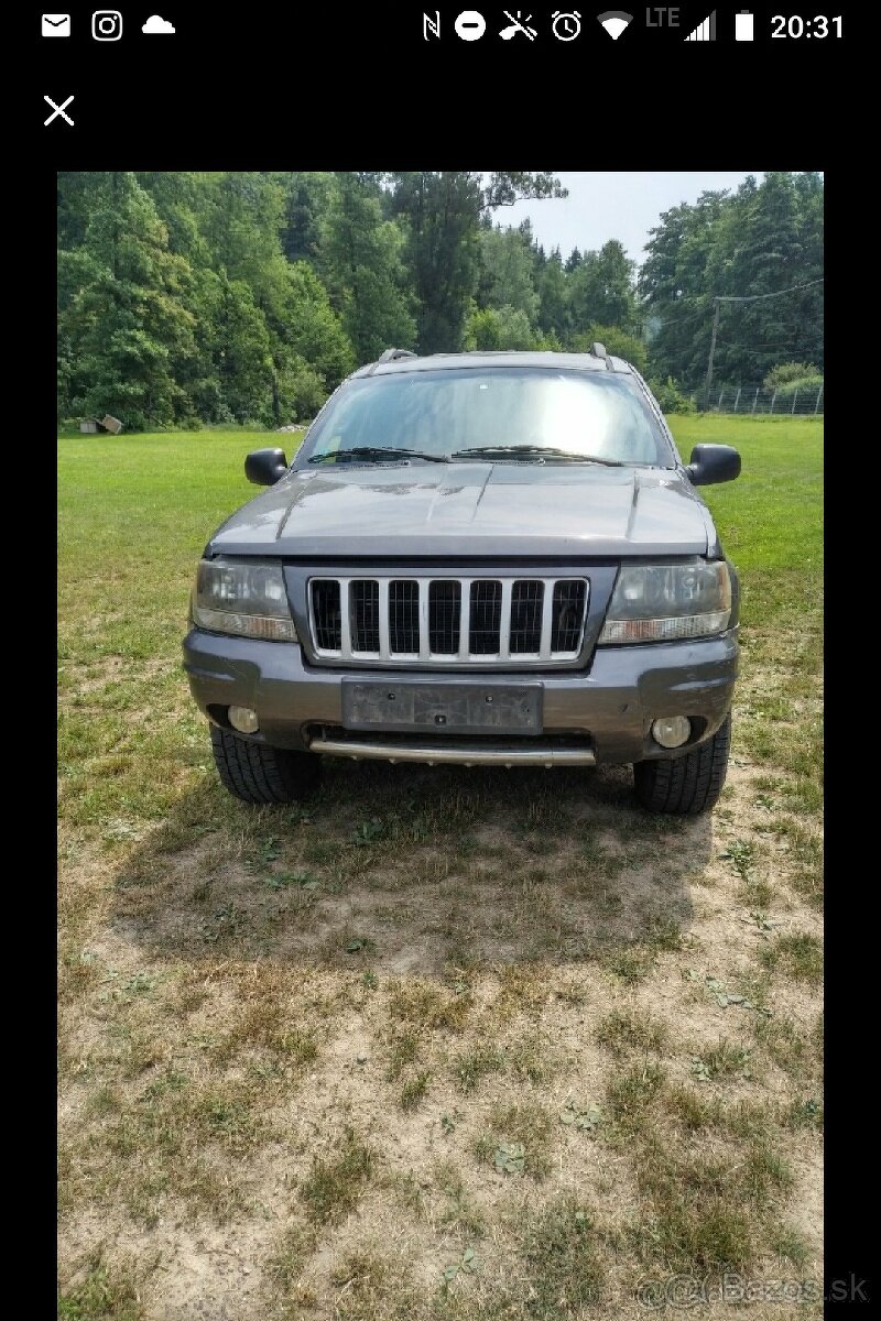 Jeep grand cherokee 2.7l WJ-WG,,NÁHRADNÍ DÍLY