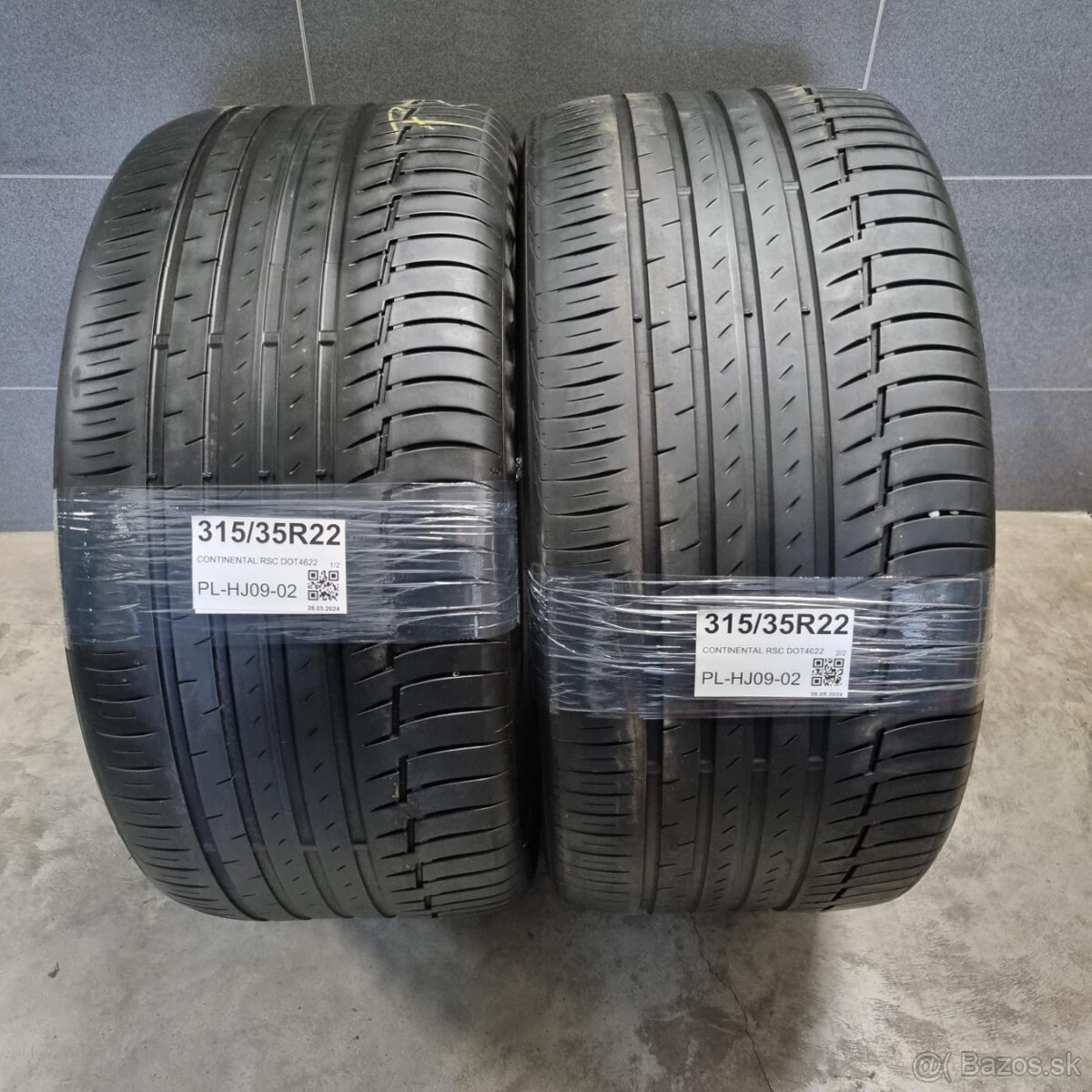 Letné pneumatiky 315/35 R22 CONTINENTAL DOT4622