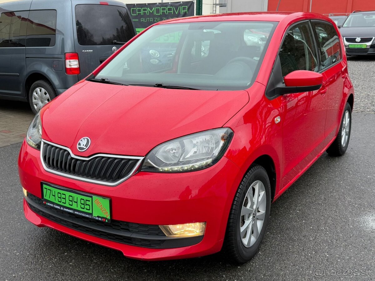 ► ŠKODA CITIGO 1,0 MPI - 50 kW - TOP KM, TOP STAV ◄