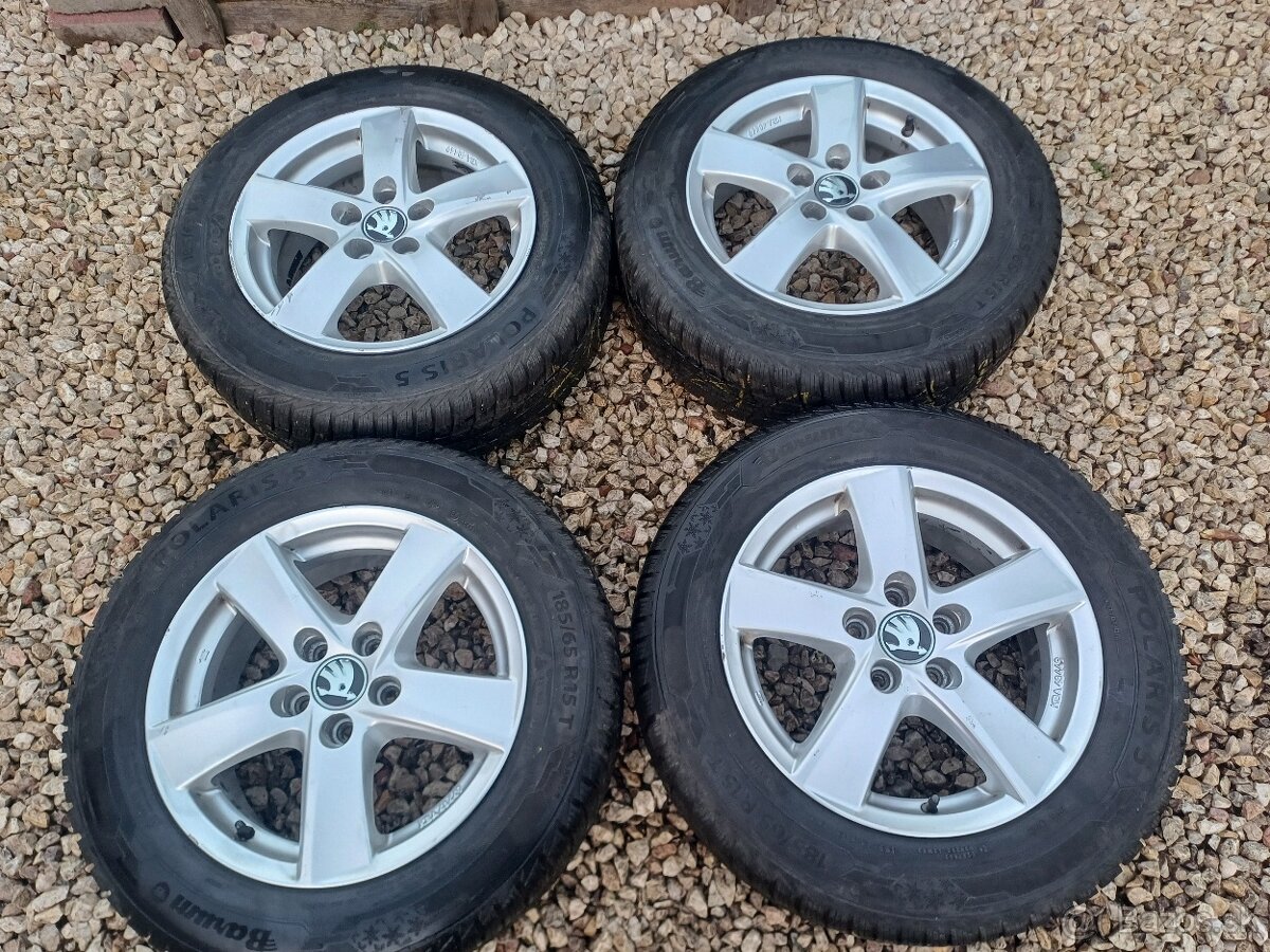 hlinikové disky Skoda/Vw/Seat/Audi--6Jx15-ET-38--5x100