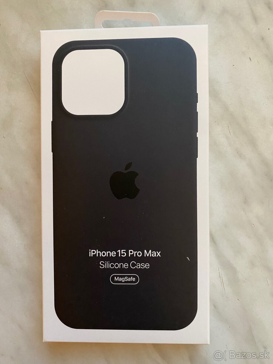 iPhone 15 Pro Max kryt, Cover, Nový nepoužity, Čierny, Black