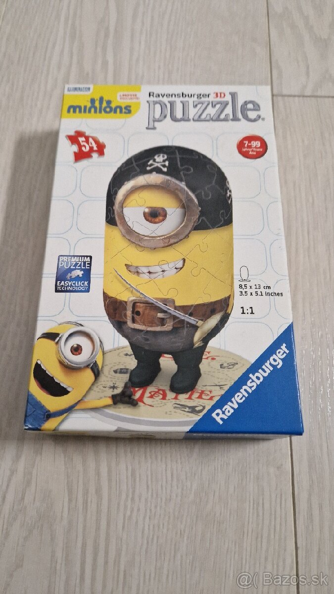 Ravensburger 3D puzzle Minions - Mimoň