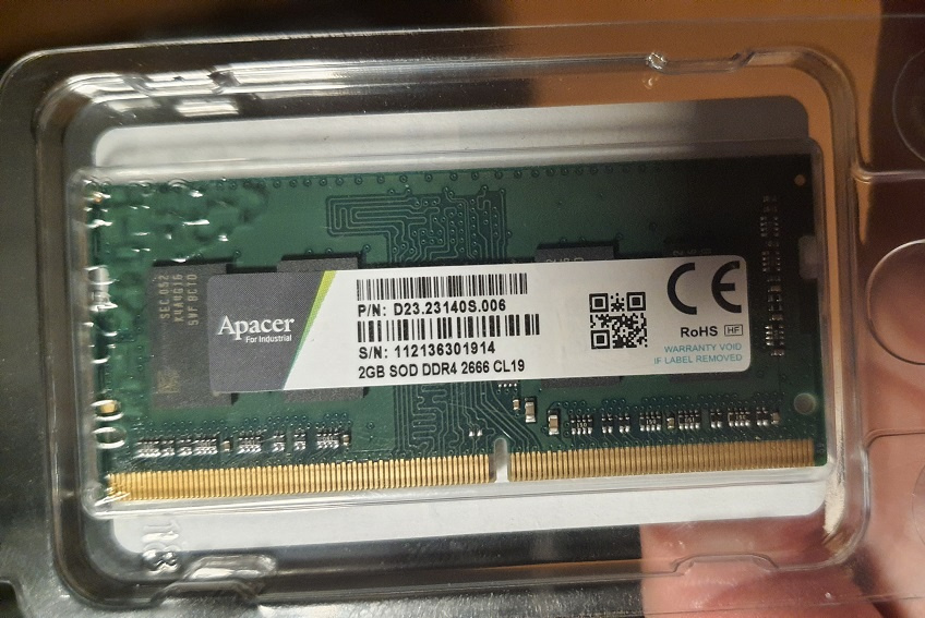 APACER SO-DIMM DDR4 2GB 2666MHz CL19