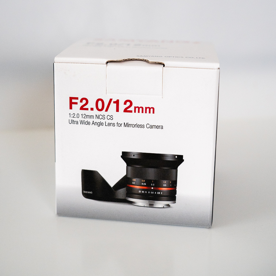 Samyang MF 12mm F2.0 APS-C Fuji X (Black)