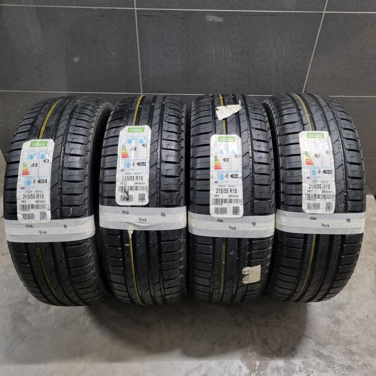 Letné pneumatiky 215/55 R18 NOKIAN DOT1516