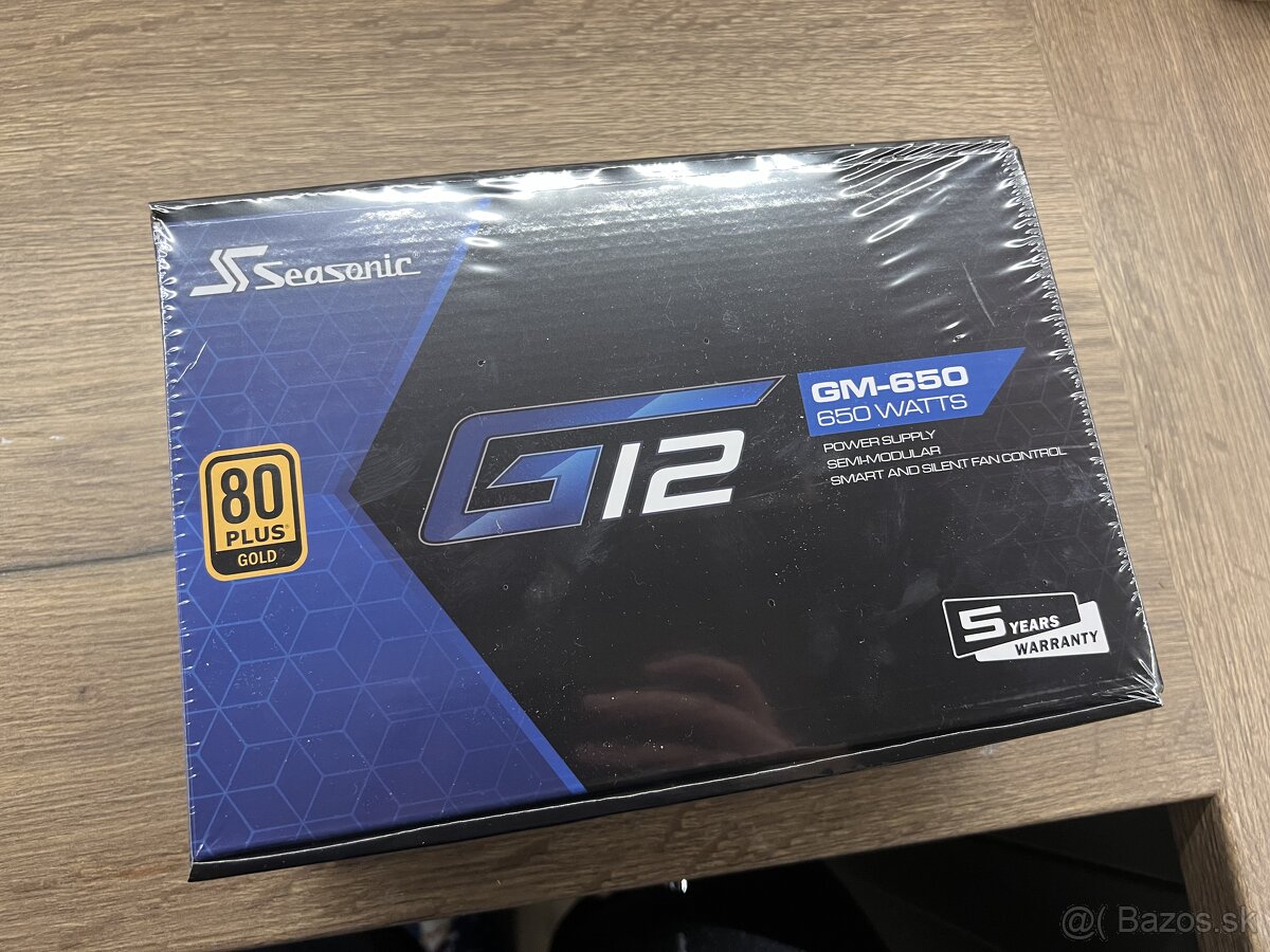 Nový PC Zdroj Seasonic G12 GM-650 Gold