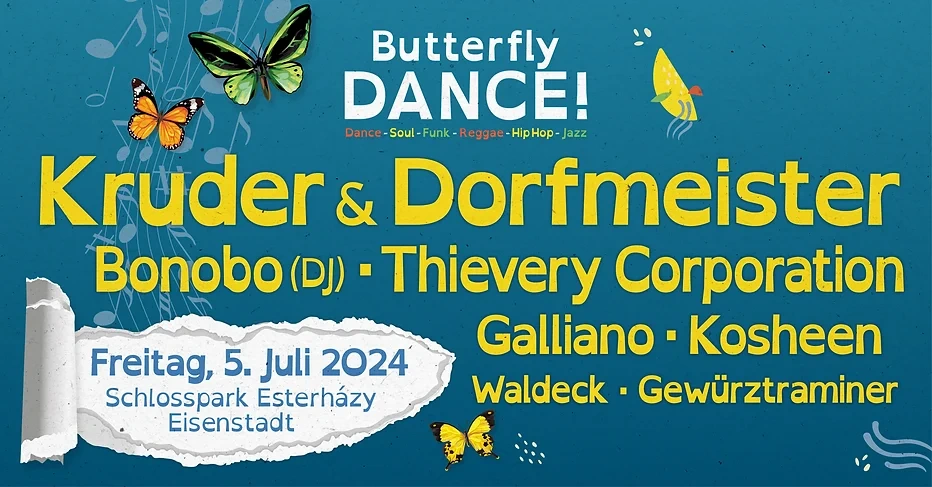 Predám vstup na Butterfly Dance 2024 Viedeň