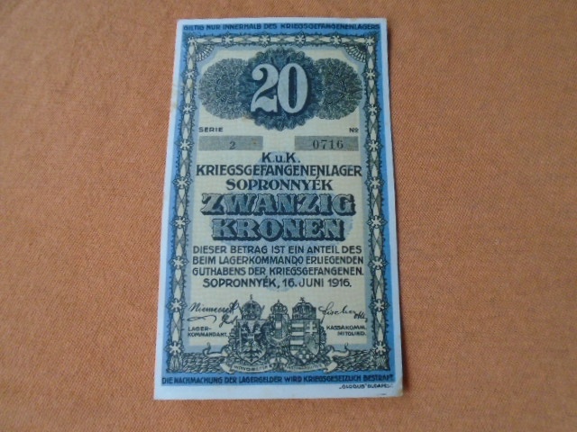 Bankovky zajatecký tábor I.sv.vojna-25