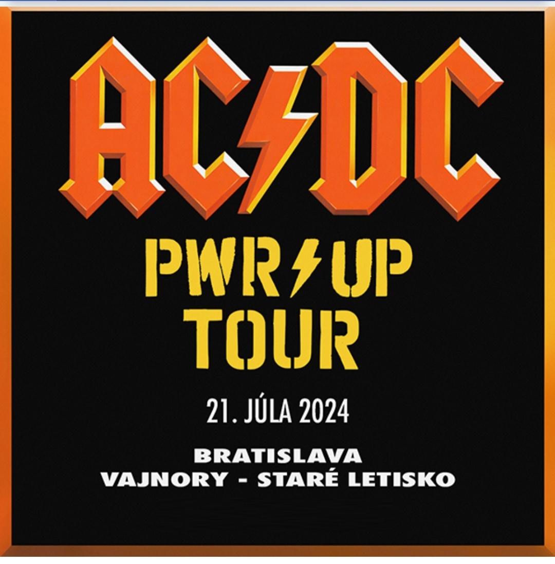 Listok na vypredany nedelny koncert ACDC.