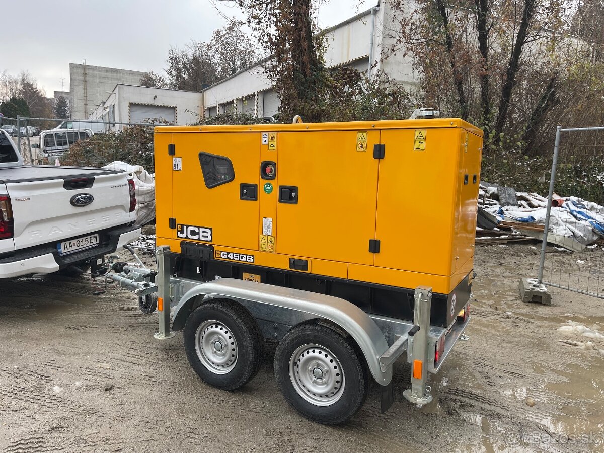 Elektrocentrála JCB 45 kVA na prenájom