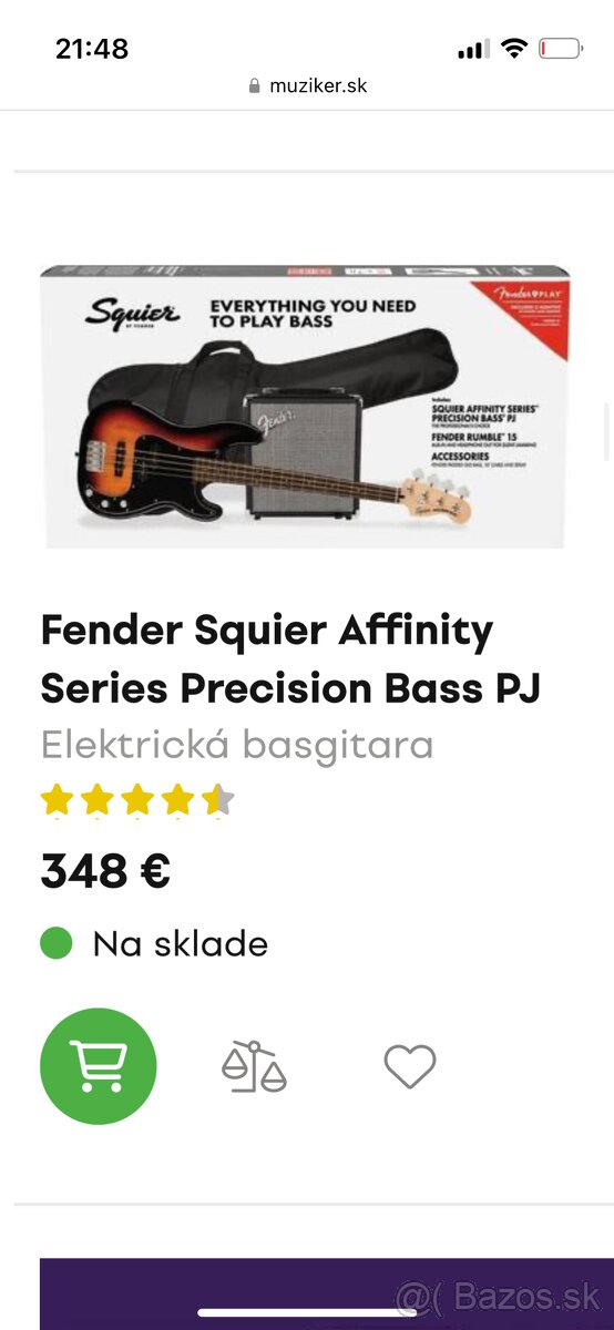 Squier precision bass