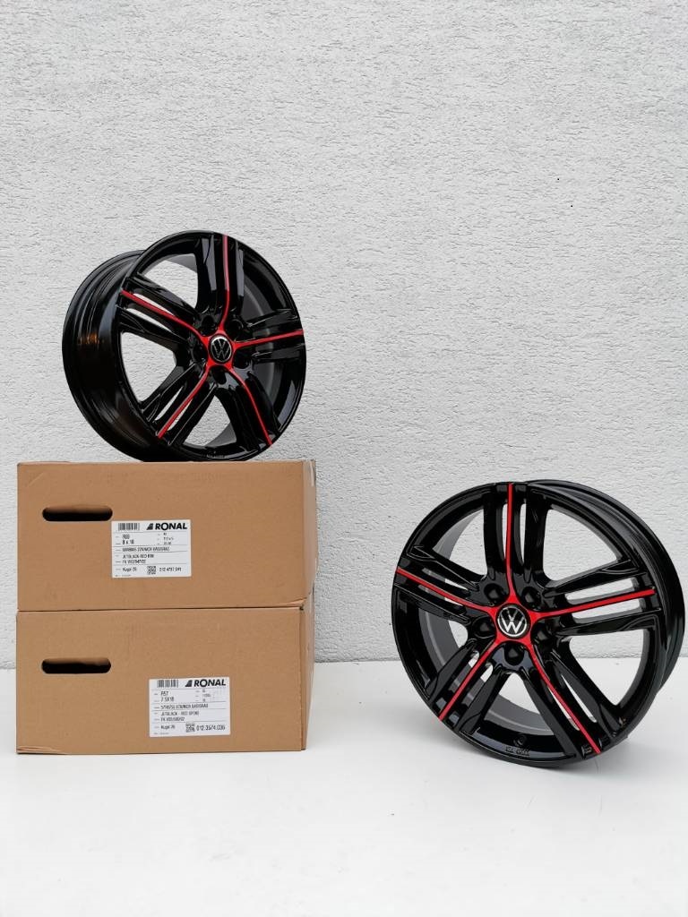 Nové Ronal R57 7,5X18 ET35 5X112 VW Alu disky R18