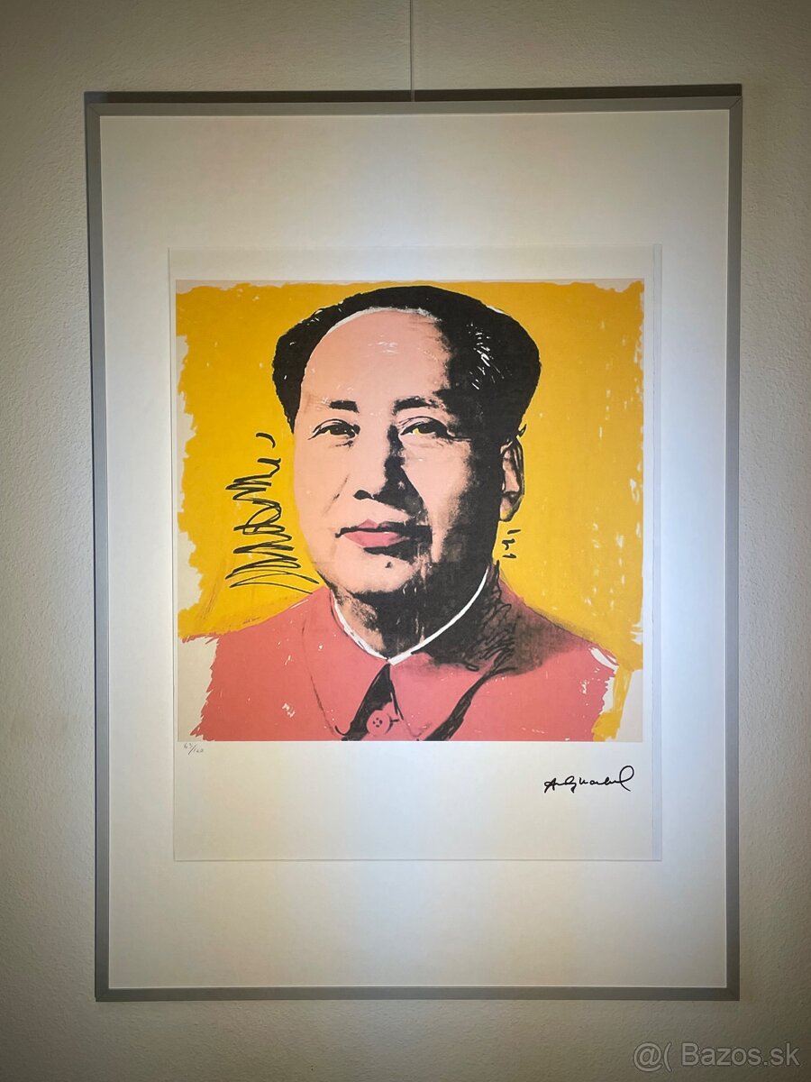 Andy Warhol "Mao" Limitovaná edícia_Certifikát