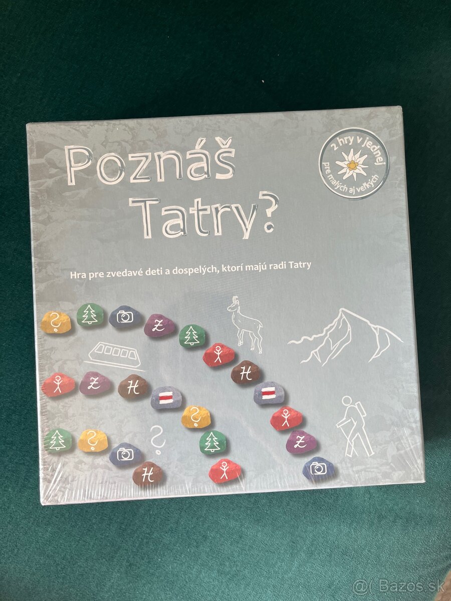 Spoločenská hra Poznáš Tatry?