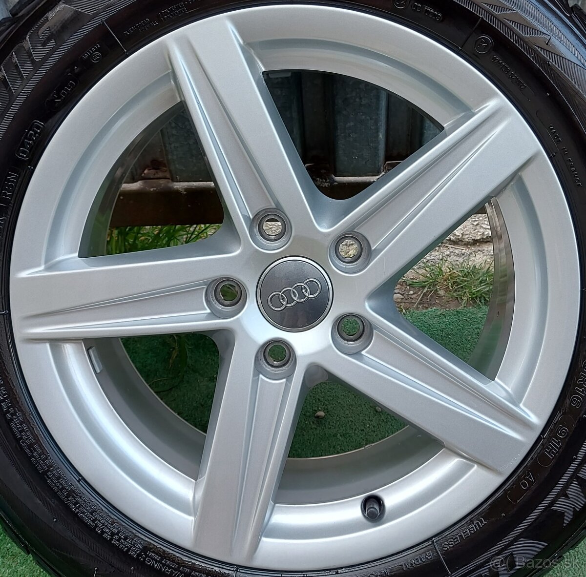 Atraktívne, prakticky nové originálne disky AUDI - 5x112 r16