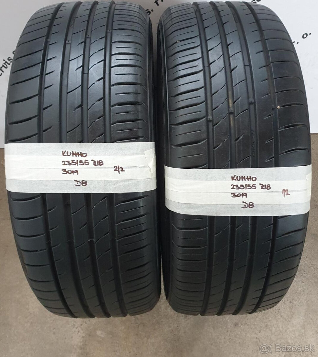 Letné pneumatiky 235/55 R18 KUMHO DOT3019